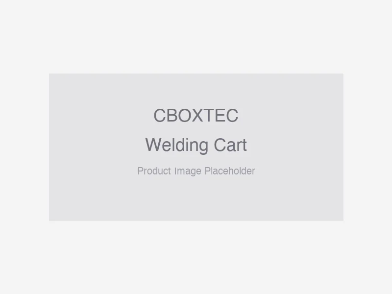 CBOXTEC mobile welding cart with integrated CTC-HJ robot arm, power source, wire feeder and gas cylinder